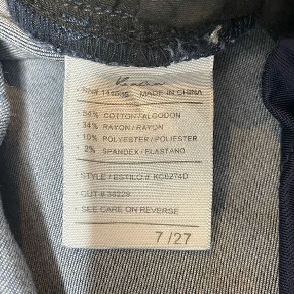 Kancan Maternity Jeans Womens Size 7 / 27 Skinny Stretch Full Panel Belly - Picture 2 of 14